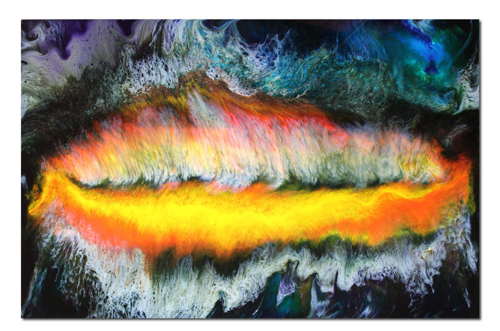 Gemälde Abstrakte Malerei Original - moderne hochglanz Wandbilder XXL - Resin Art Kunst Bild Harz Un