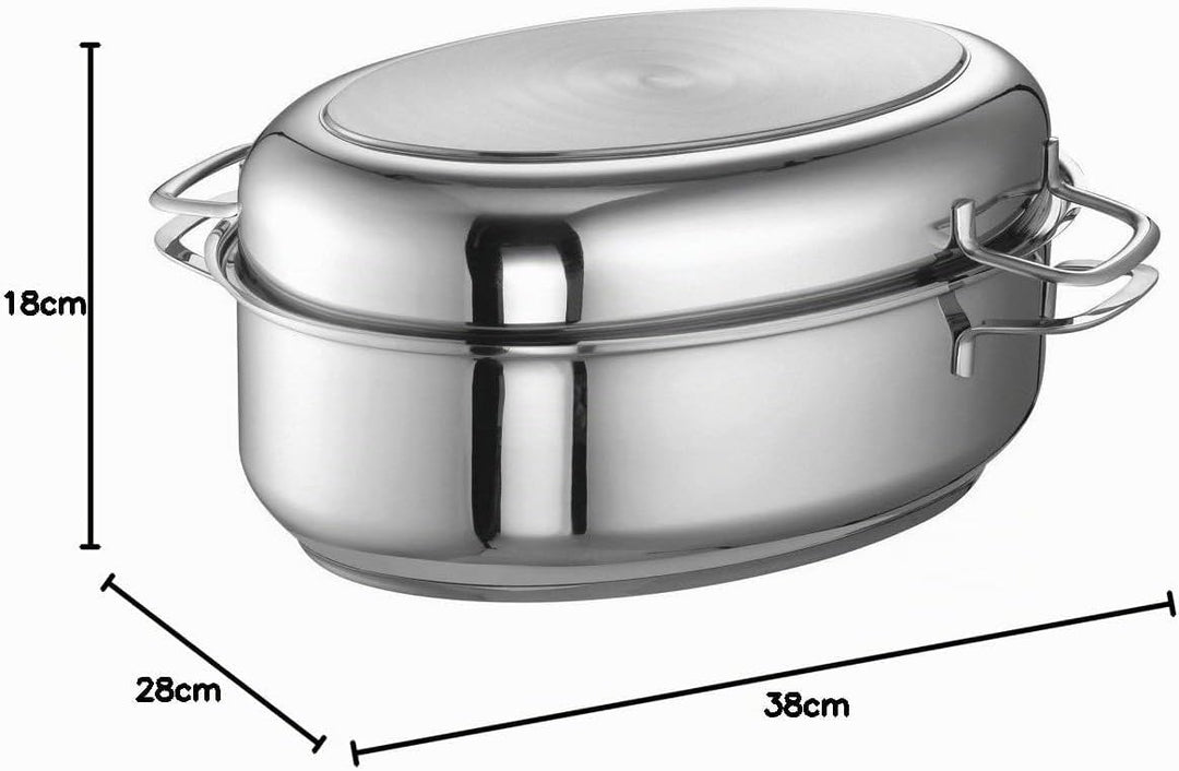 Rohe Vivienna Multi-Bräter, Edelstahl, 38 cm