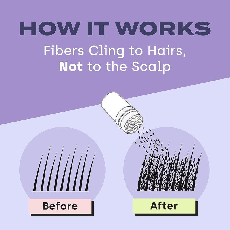 Toppik Haarfasern, Mittelbraun, natürlich gewonnene Fasern aus Keratin für voller aussehendes Haar 2