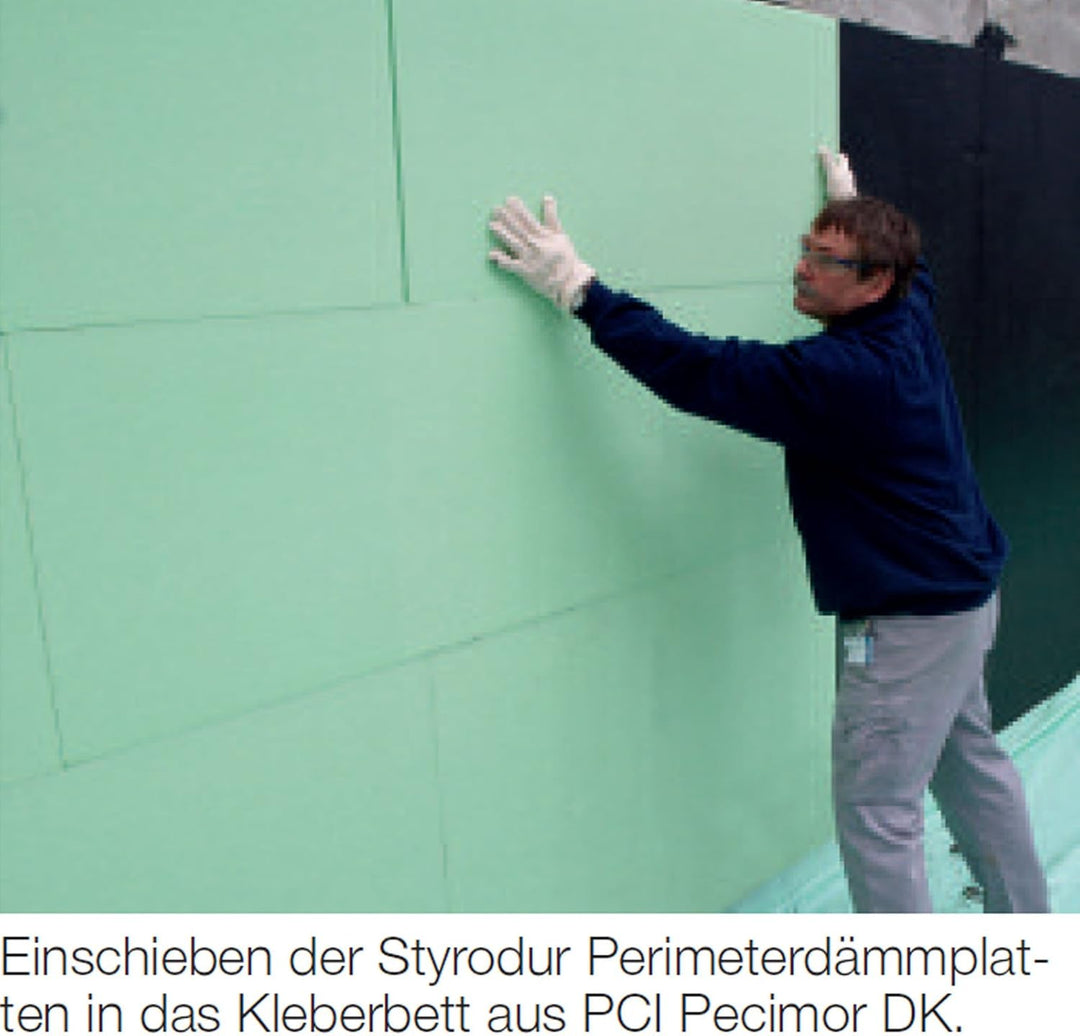 PCI Pecimor DK 28kg Bitumen-Dämmplattenkleber für Kelleraussenwände und Fundamente