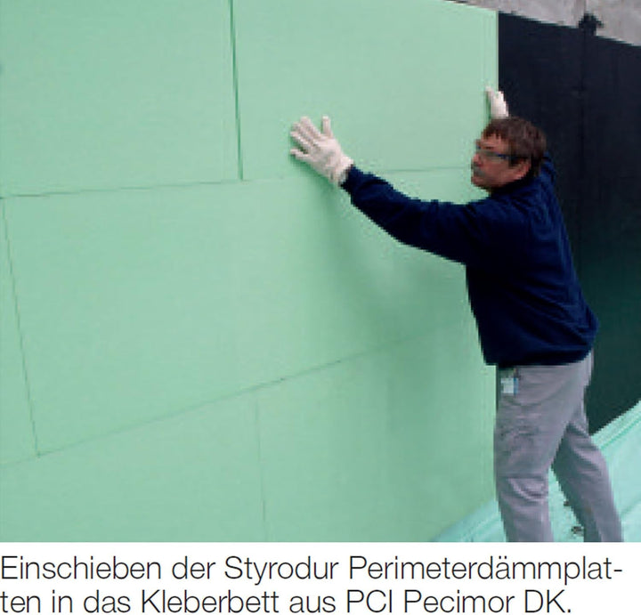 PCI Pecimor DK 28kg Bitumen-Dämmplattenkleber für Kelleraussenwände und Fundamente