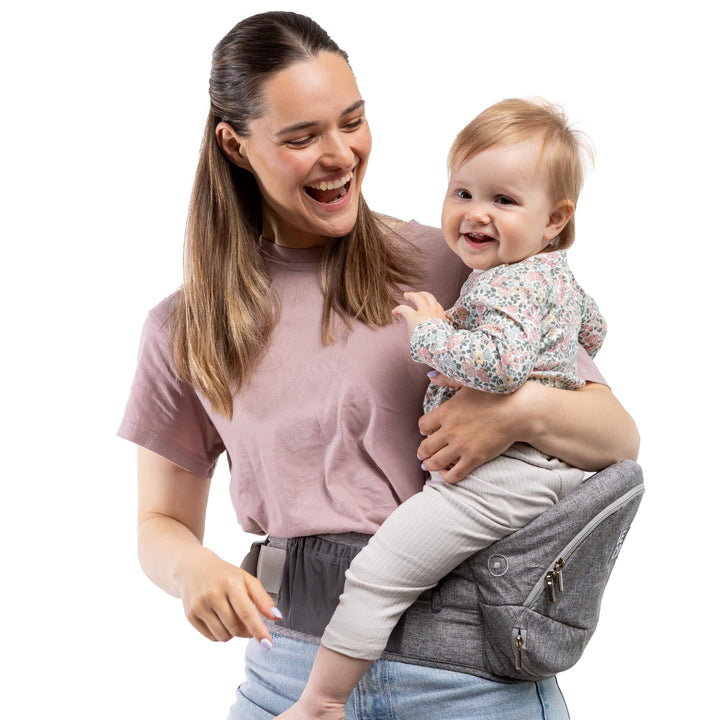 Beco Gemini Hüftsitz Babytrage – 4-in-1 Ergonomische Kindertrage für Neugeborene & Kleinkinder (0-36