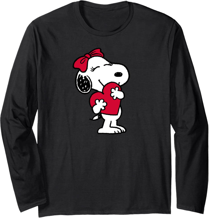 Peanuts Valentine Schöne Snoopy Langarmshirt