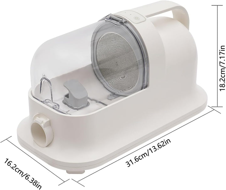 3 in 1 Hundeschermaschine mit Staubsauger, 350W Leise Schermaschine, Haustierpflegeset für Hund &amp; Ka