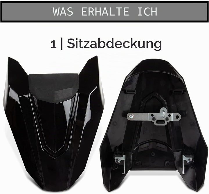 Soziusabdeckung Rücksitzbezug für CB650R CBR650R 2021 2022 2023 PSLER Sitzkappe Heckverkleidung Moto