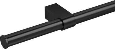 Gedotec Design Küchenreling Wand-Relingsystem Küche | Schwarz matt | Reling-Set Länge: 1200 mm | Rel