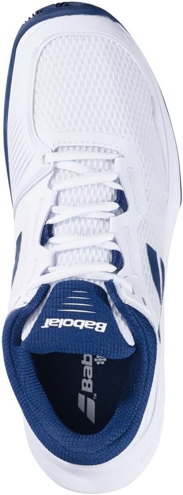 Babolat Herren SFX 4 Cly Tennisschuhe Sandplatzschuh Weiss-Dunkelblau Eu Neu 44.5 EU, 44.5 EU
