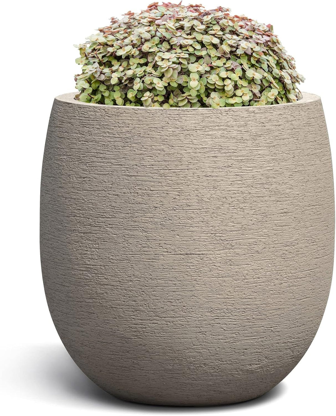 ESCHBACH® Pflanzkübel HIGH Balloon 60 Sabbia Beige Rund XL * 55 x 55 x 55 cm * 10 Jahre Garantie 55x
