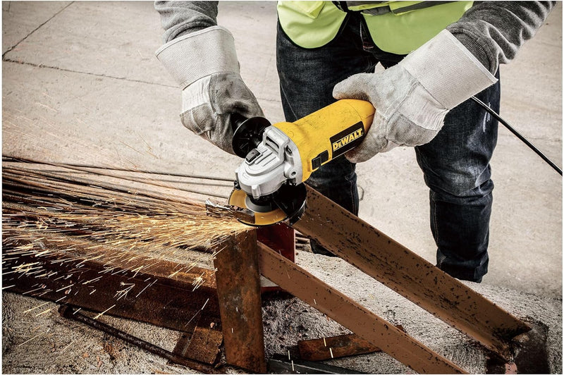 Dewalt 950 Watt Winkelschleifer DWE4117 (125mm, mit Sanftanlauf & Wiederanlaufschutz, für alle Stand