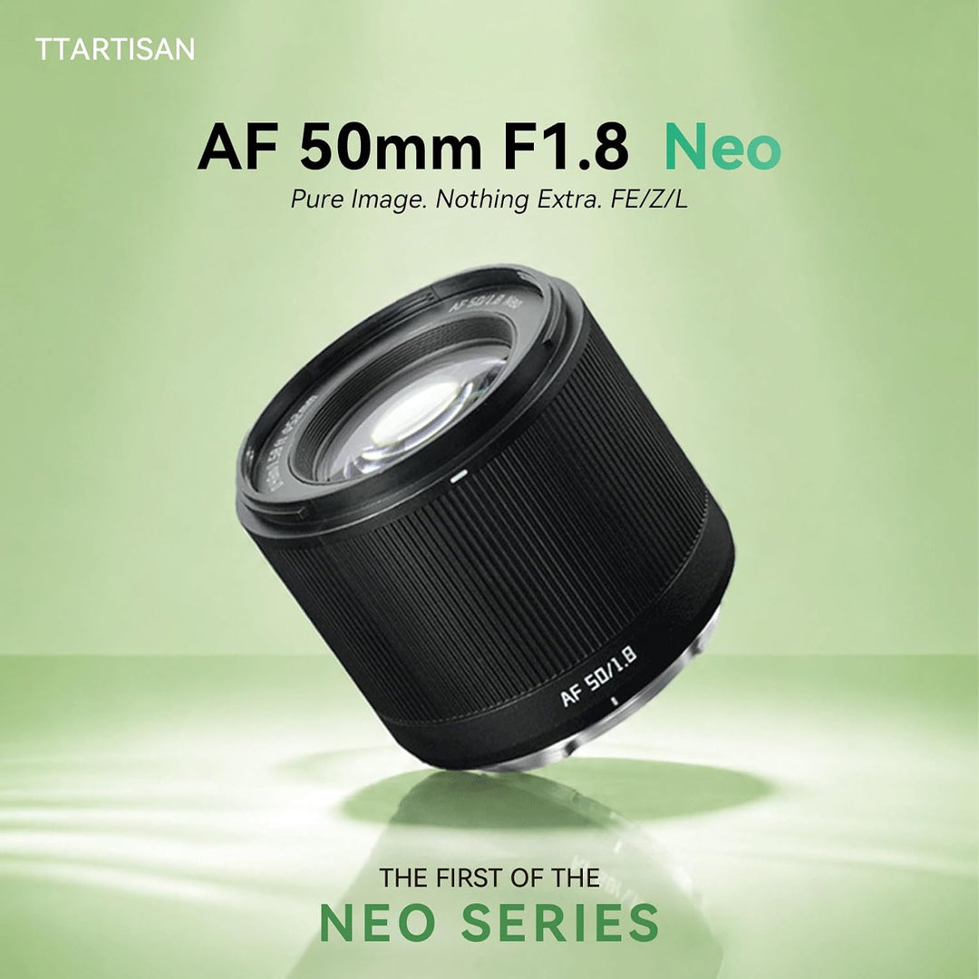 TTARTISAN AF 50mm F1.8 Neo Vollformat Objektiv für Nikon Z | Ultraleichtes Design, STM Schrittmotor-