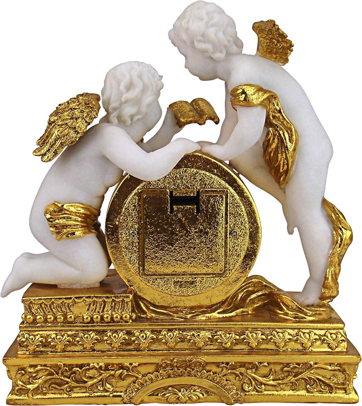 Design Toscano Chateau Carbonne Cherub Pendeluhr, 10 x 24 x 26,5 cm