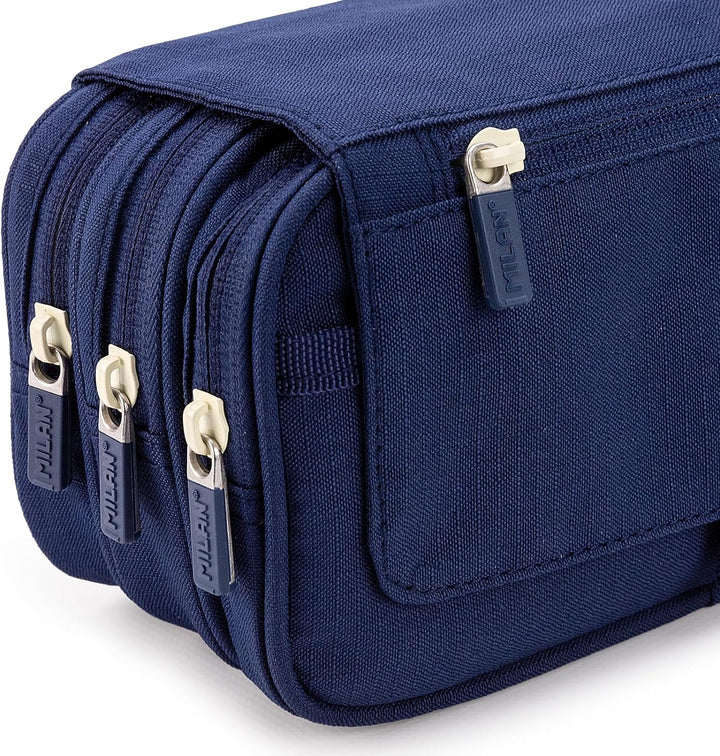 PracticDomus ColePack - Set aus Dreifach-Schulmappe mit 3 Reissverschlüssen und Schulbedarf der Top-