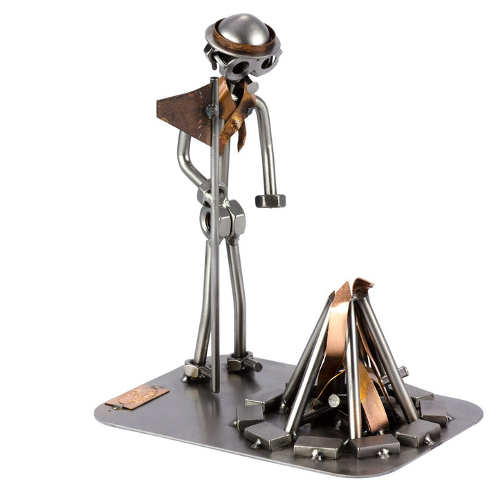 Steelman24 I Schraubenmännchen Pfadfinder I Made in Germany I Handarbeit I Geschenkidee I Stahlfigur