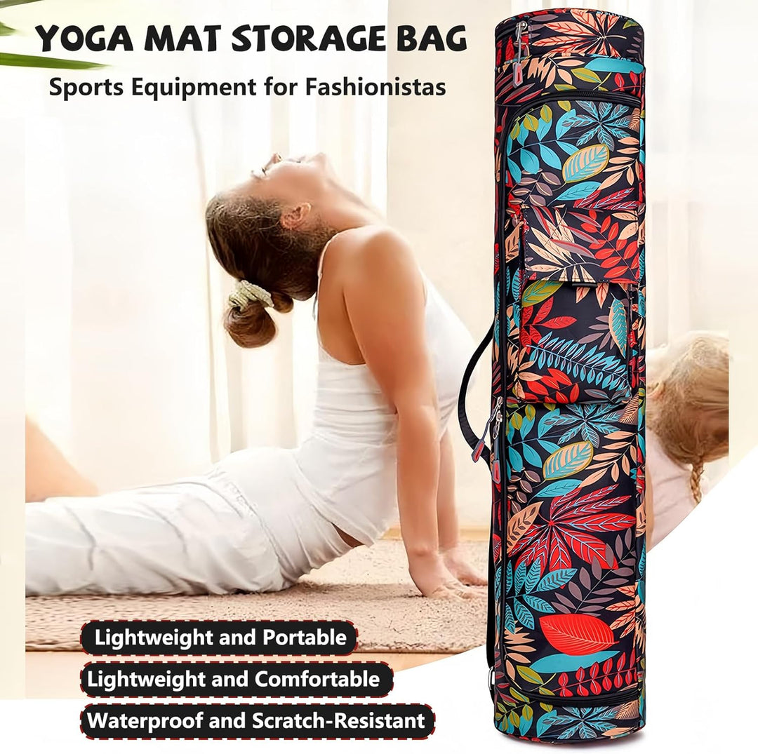 Aucuu Yogatasche, Yogamatte Tasche, Sporttasche Damen mit Nassfach & Flaschentasche, Verstellbarer S