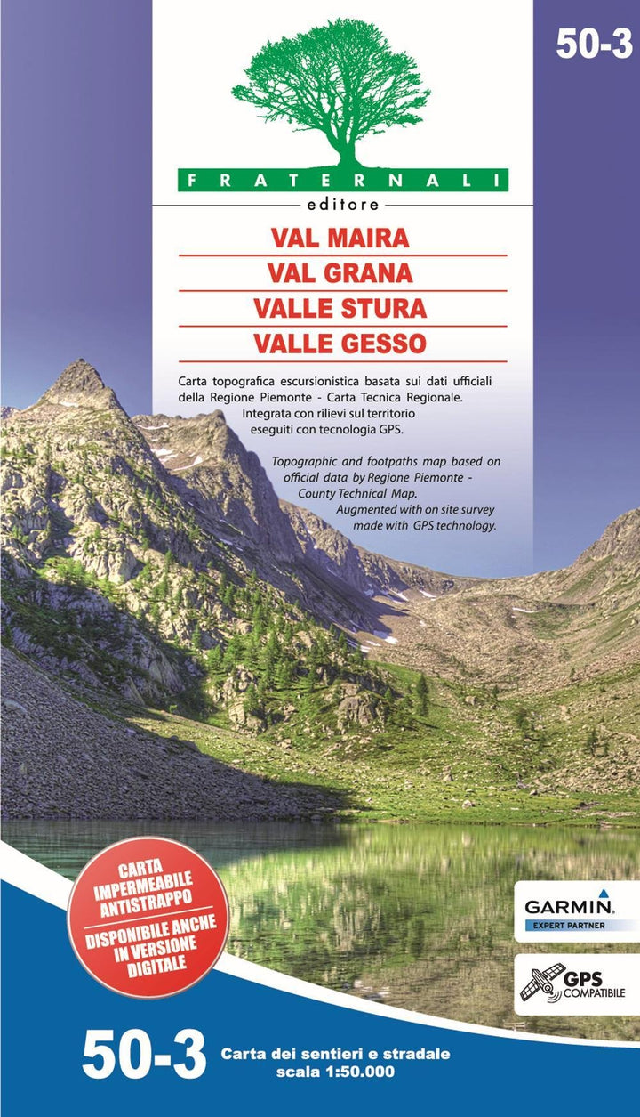Val Maira - Val Grana - Valle Stura di Demonte - Valle Gesso 1 : 50 000 (wandelkaart), Taschenbuch