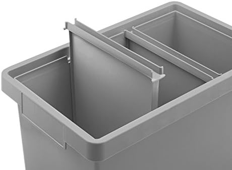 MATTIUSSI Polymax + Umimax: Mini-System für die Mülltrennung mit Feuchtbehälter, 40 l insgesamt + 6