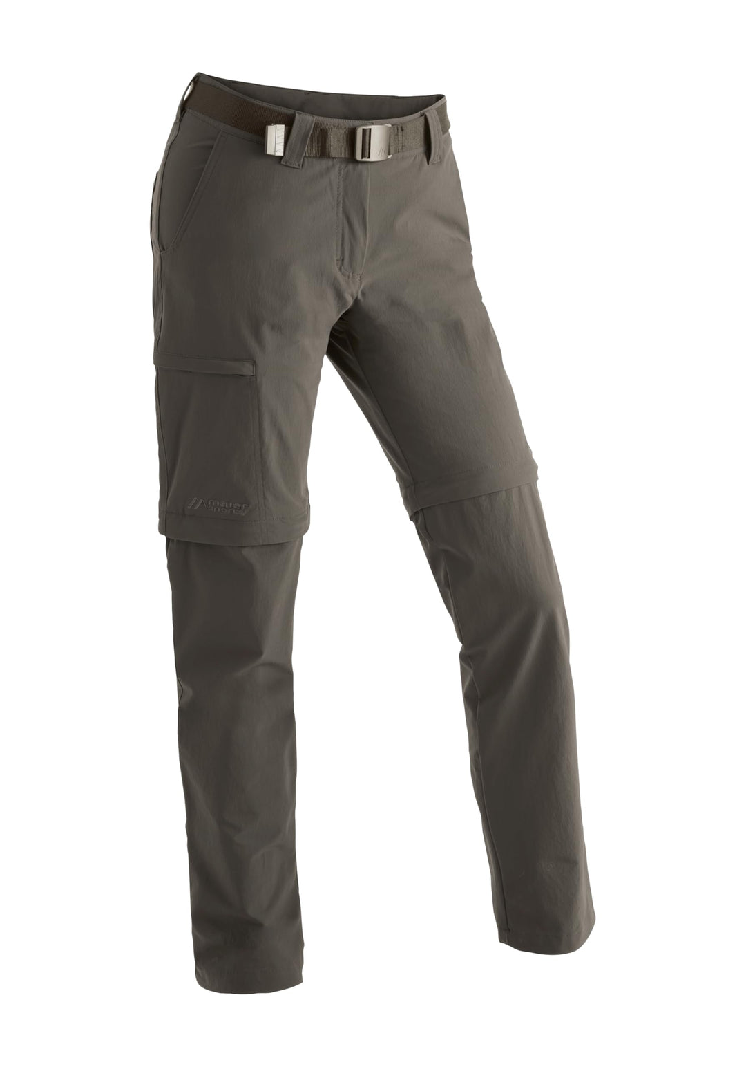 Maier Sports Damen Inara Slim Zip Inara Slim Zip 80 Teak, 80 Teak