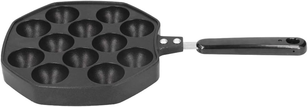 Japanische Takoyaki-Pfanne, 12-Gitter-Küche Octopus Ball Maker Mini-Backform für die Herstellung von