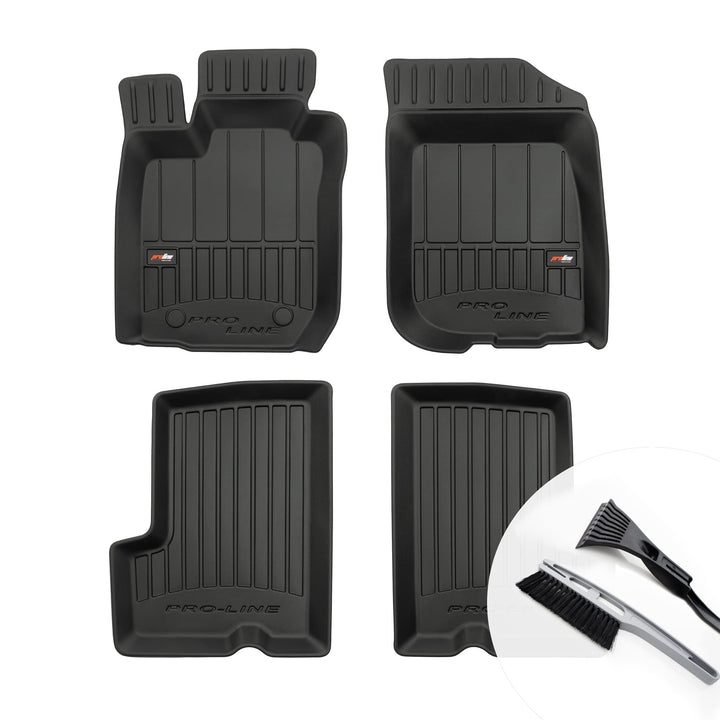 moto-MOLTICO 3D Gummimatten Auto Fussmatten Gummi Automatten 4-teilig Set - passend für Dacia Duster