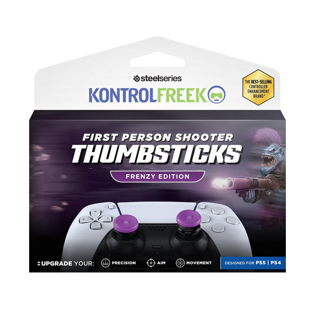 KontrolFreek FPS Freek Frenzy PS5 Stick Aufsätze | 1 High-Rise, 1 Mid-Rise Joystick Erhöhung für PS5