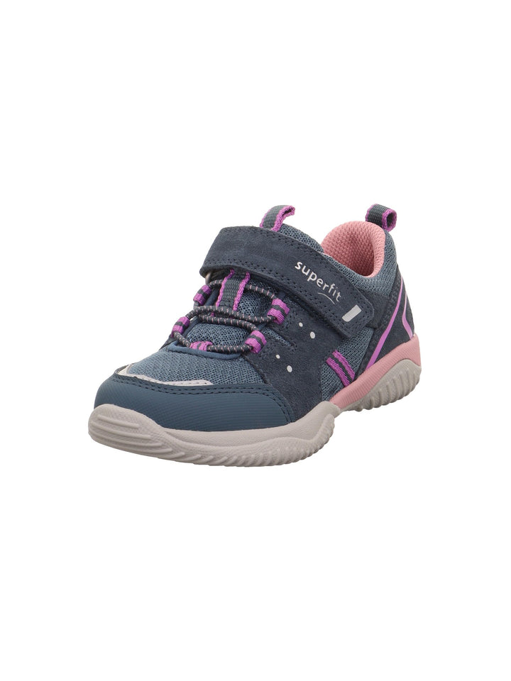 Superfit Jungen Storm Sneaker, Blau Lila 8020