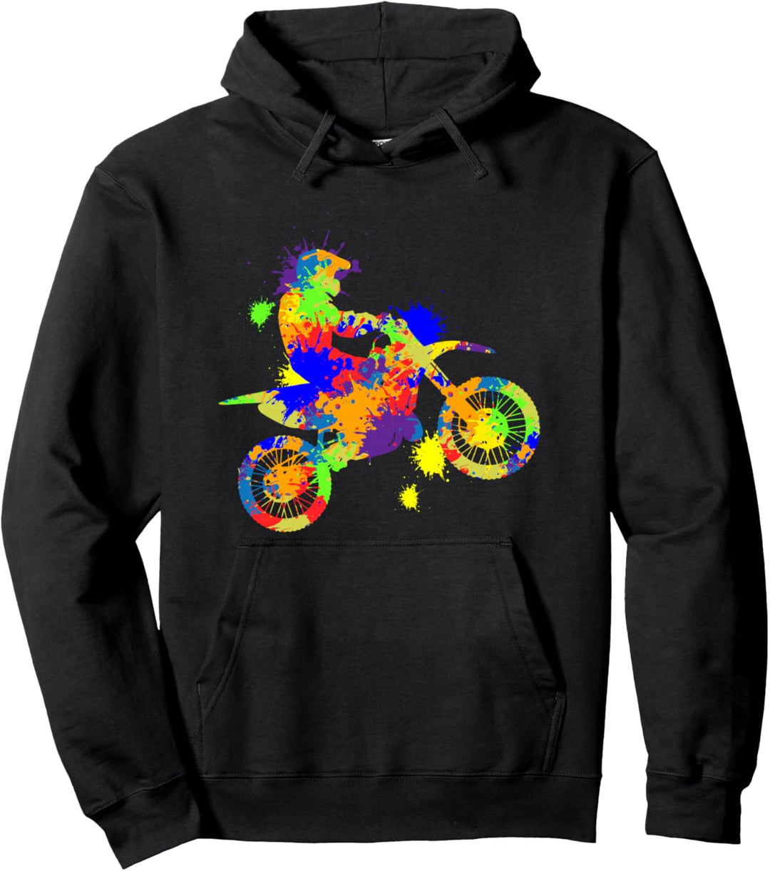 Motocross Enduro Supermoto Bike Dirt Biker Jungen Kinder Pullover Hoodie