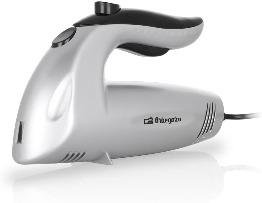 Orbegozo Elektrisches Messer, 150 W, Doppelzahnmesser, Sicherheitsschalter, Gefrorene Klinge, rostfr