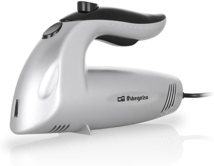 Orbegozo Elektrisches Messer, 150 W, Doppelzahnmesser, Sicherheitsschalter, Gefrorene Klinge, rostfr