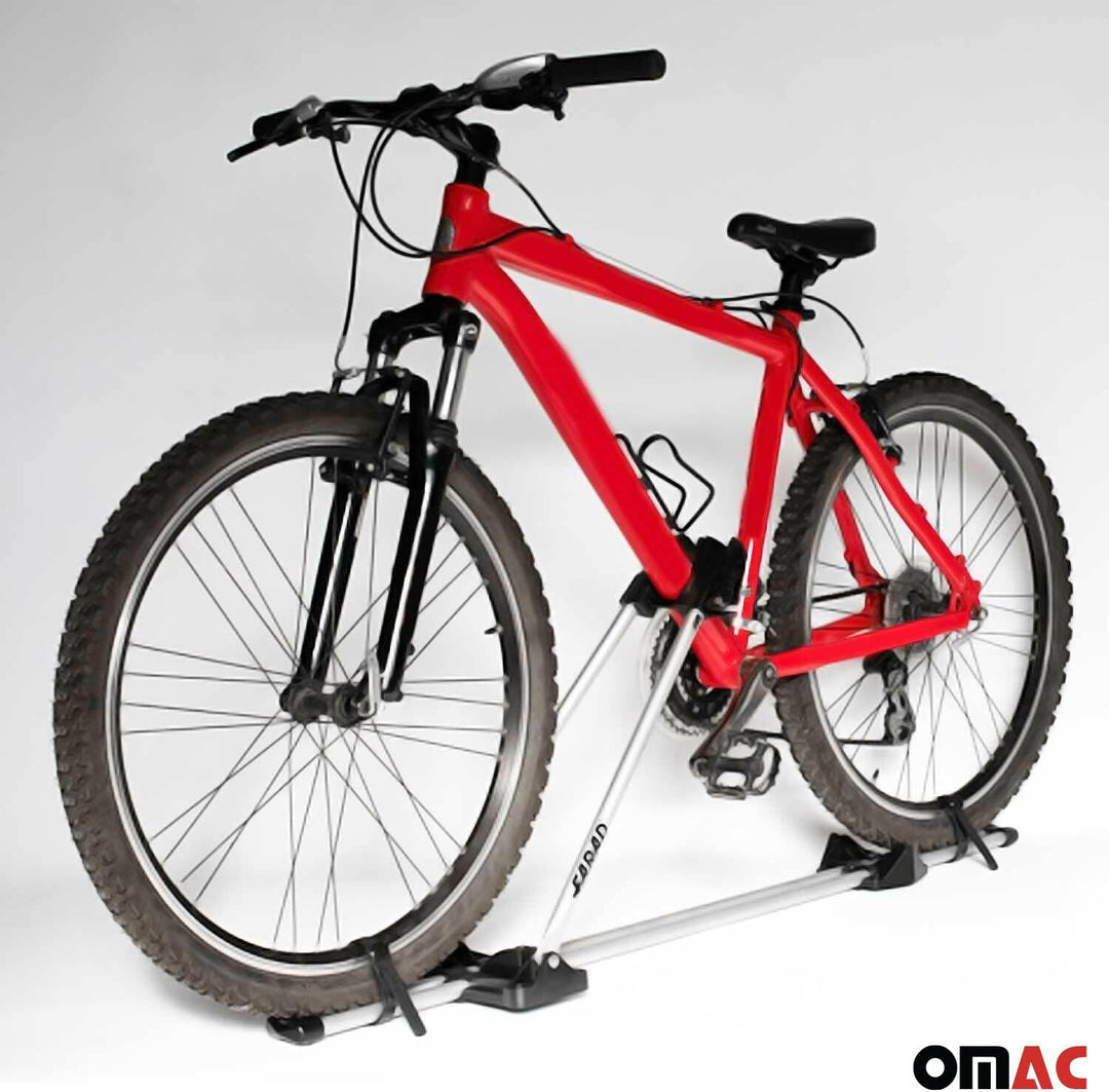 OMAC Fahrradträger M-Style Dachfahrradträger kompatibel mit Fahrräder bis 25 kg TÜV Stahl