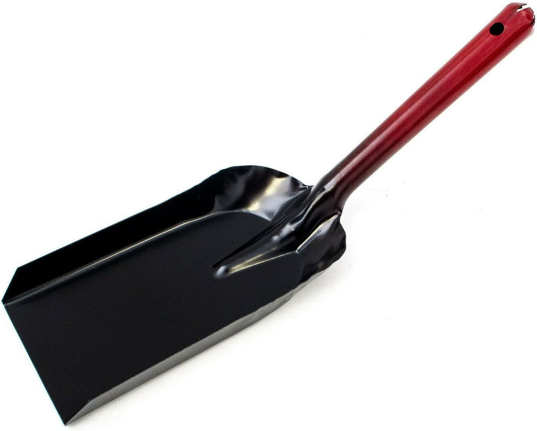 BAUSTER® Kaminbesteck Set Mit Schürhaken, Aschekratzer, Kehrschaufel und Kohlenkasten/Aschebehälter