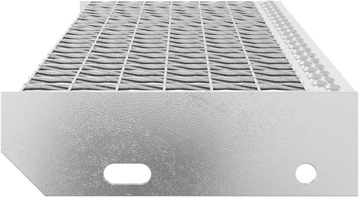 Sufrk Roststufe 80x24x7cm Verzinkter Stahl, Premium Stahltreppe Verstellbar Verzinkt & Silber Pulver