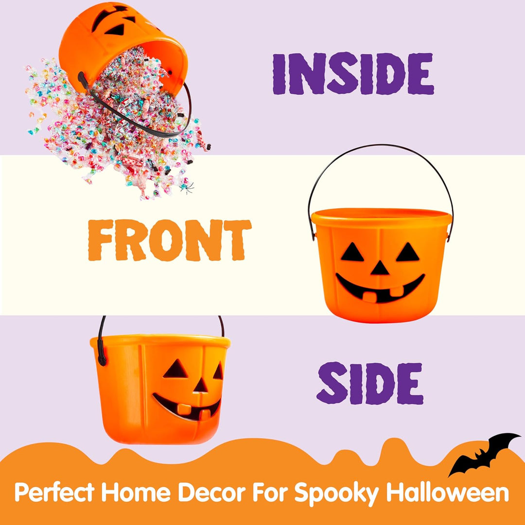 JOYIN Halloween Trick or Treat Eimer kürbis Jack o Lantern Halloween Party Supplies kürbis süssigkei