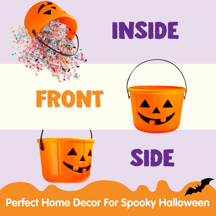 JOYIN Halloween Trick or Treat Eimer kürbis Jack o Lantern Halloween Party Supplies kürbis süssigkei
