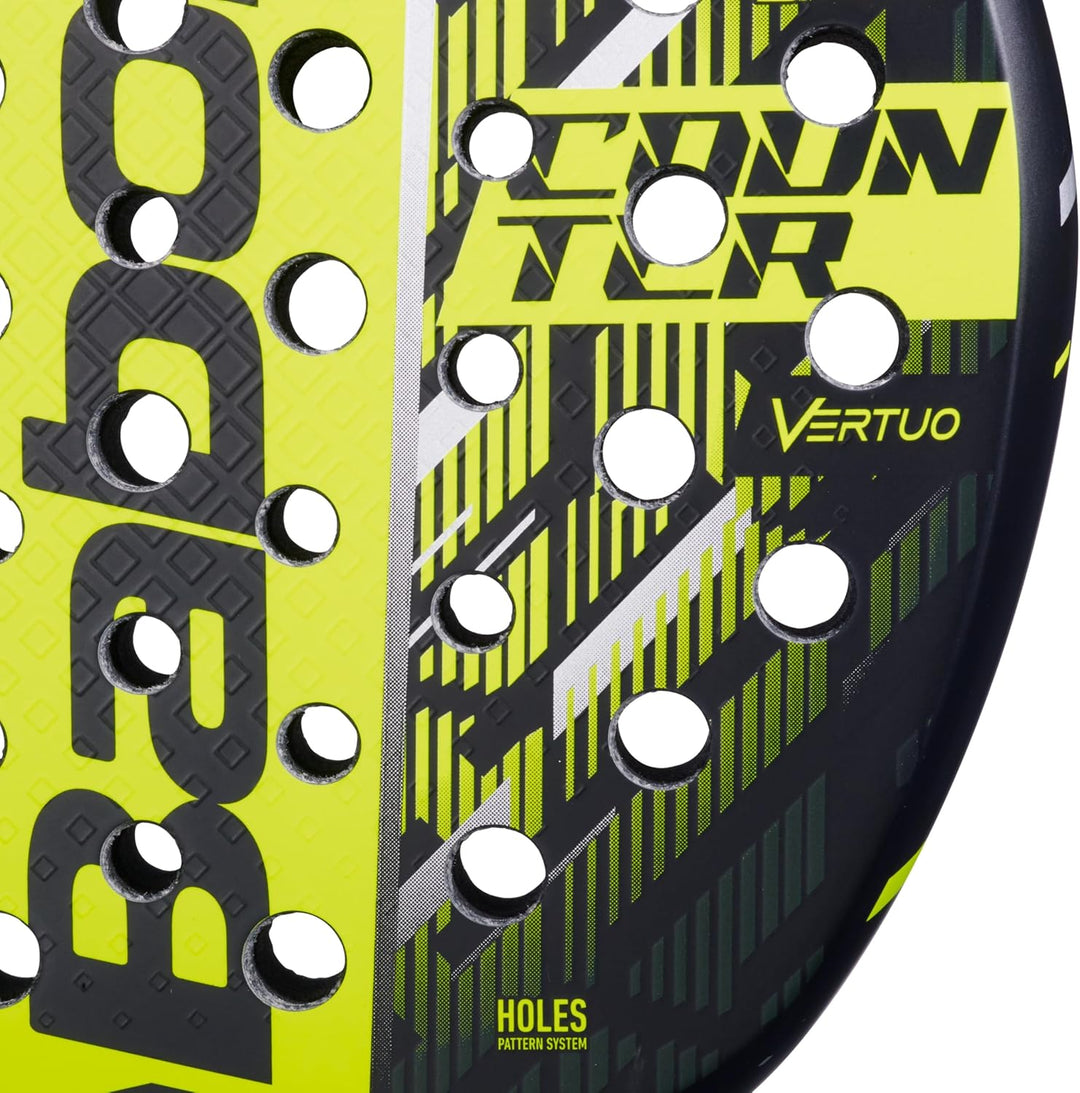 Babolat, Padel-Schläger Modell Counter Vertuo, Einheitsgrösse, Farbe Gelb, Leicht, Ideal für Konters
