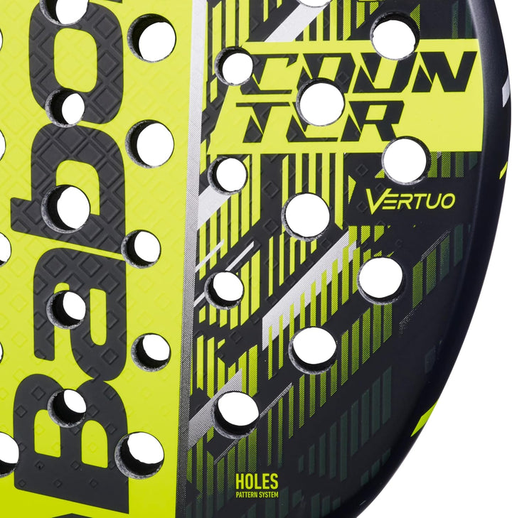 Babolat, Padel-Schläger Modell Counter Vertuo, Einheitsgrösse, Farbe Gelb, Leicht, Ideal für Konters