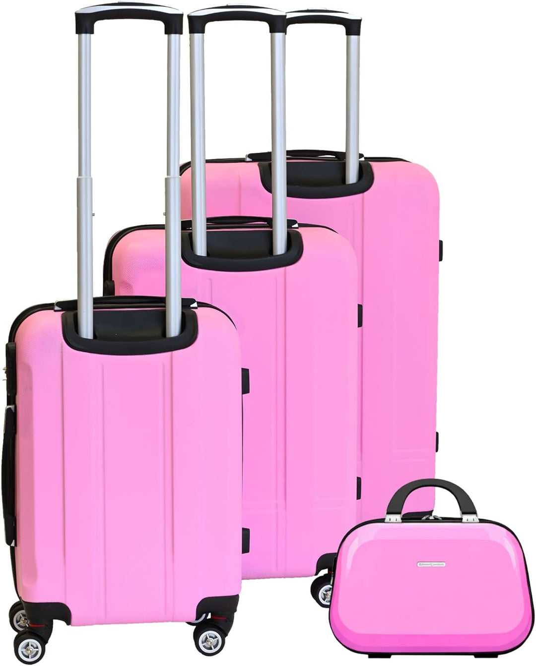 INVIDA® 4-TLG. Hartschalenkofferset Hartschalenkoffer Trolley Koffer Reisekoffer Reisekofferset Gepä