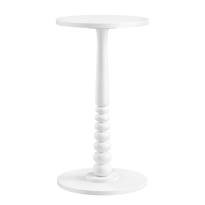 VASAGLE Mariel Kollektion - Beistelltisch rund, Kleiner Sofatisch, Nachttisch, Bein aus Massivholz,