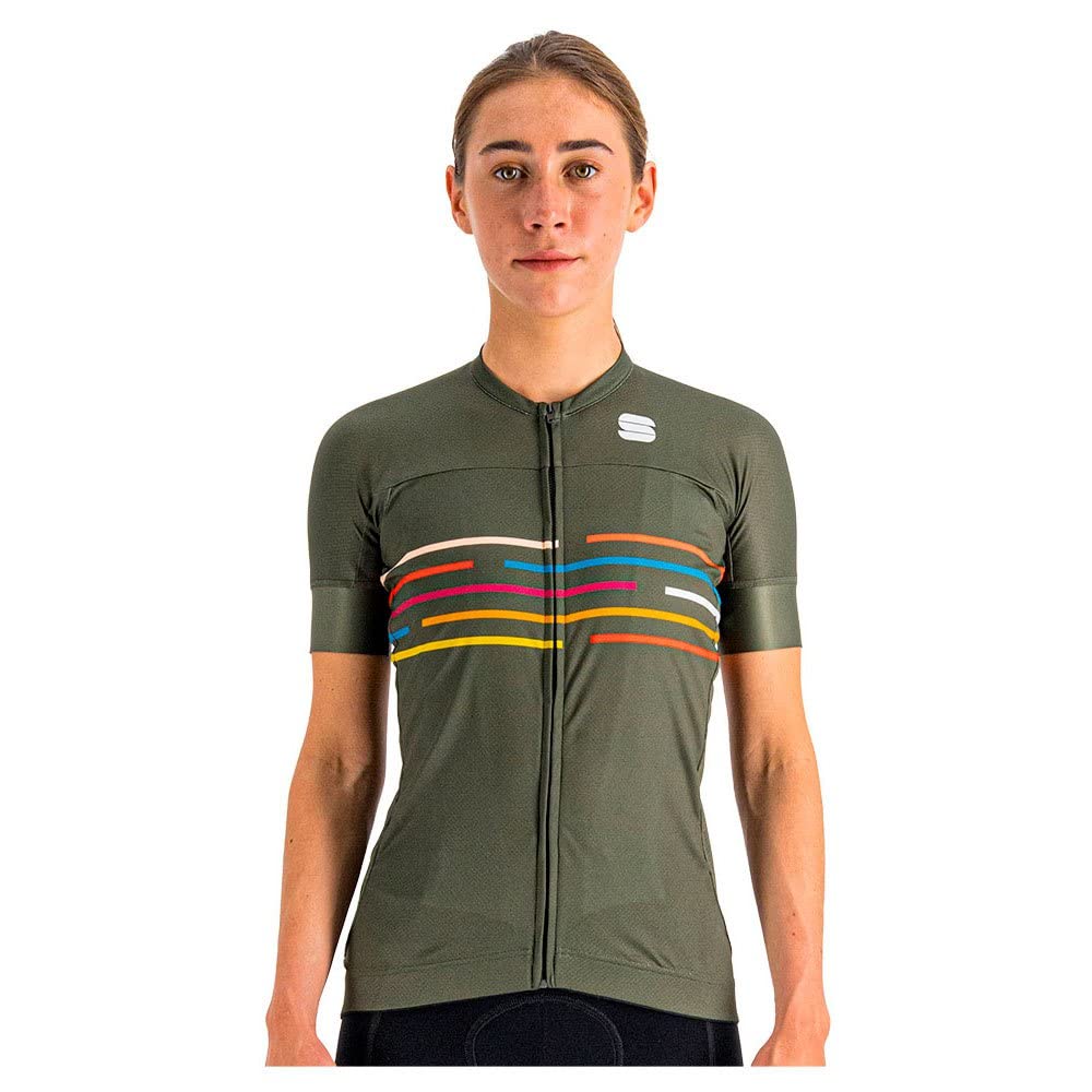 Sportful Damen Vélodrome W Ss JRS Sweatshirt L Käfer, L Käfer