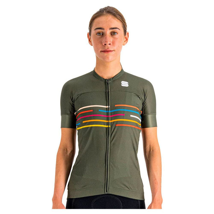 Sportful Damen Vélodrome W Ss JRS Sweatshirt L Käfer, L Käfer