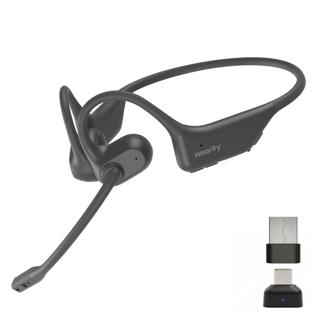 Nuroum OpenEar Pro 2 Kopfhörer mit Noise-Cancelling Mikrofon,Open Ear Bluetooth Kopfhörer mit Dongle