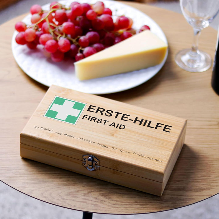 LAUBLUST Weinöffner Set als Geschenk - 5er Weinzubehörset als Sommelier Set - Erste Hilfe | Wein Zub