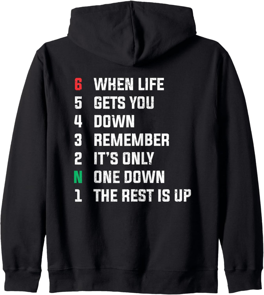 When Life Gets You Down | Bike Biker Motorrad Kapuzenjacke