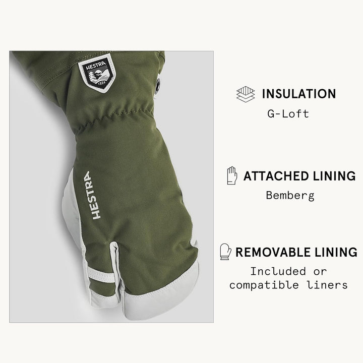HESTRA Sundborn Handschuh 9 Oliv, 9 Oliv