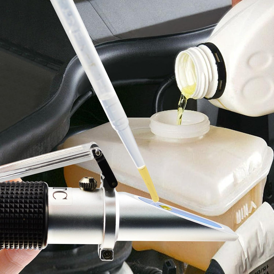 Frostschutz Refraktometer, 6-in-1 Frostschutzprüfer Kühlmitteltester Refraktometer, Frostschutz Test