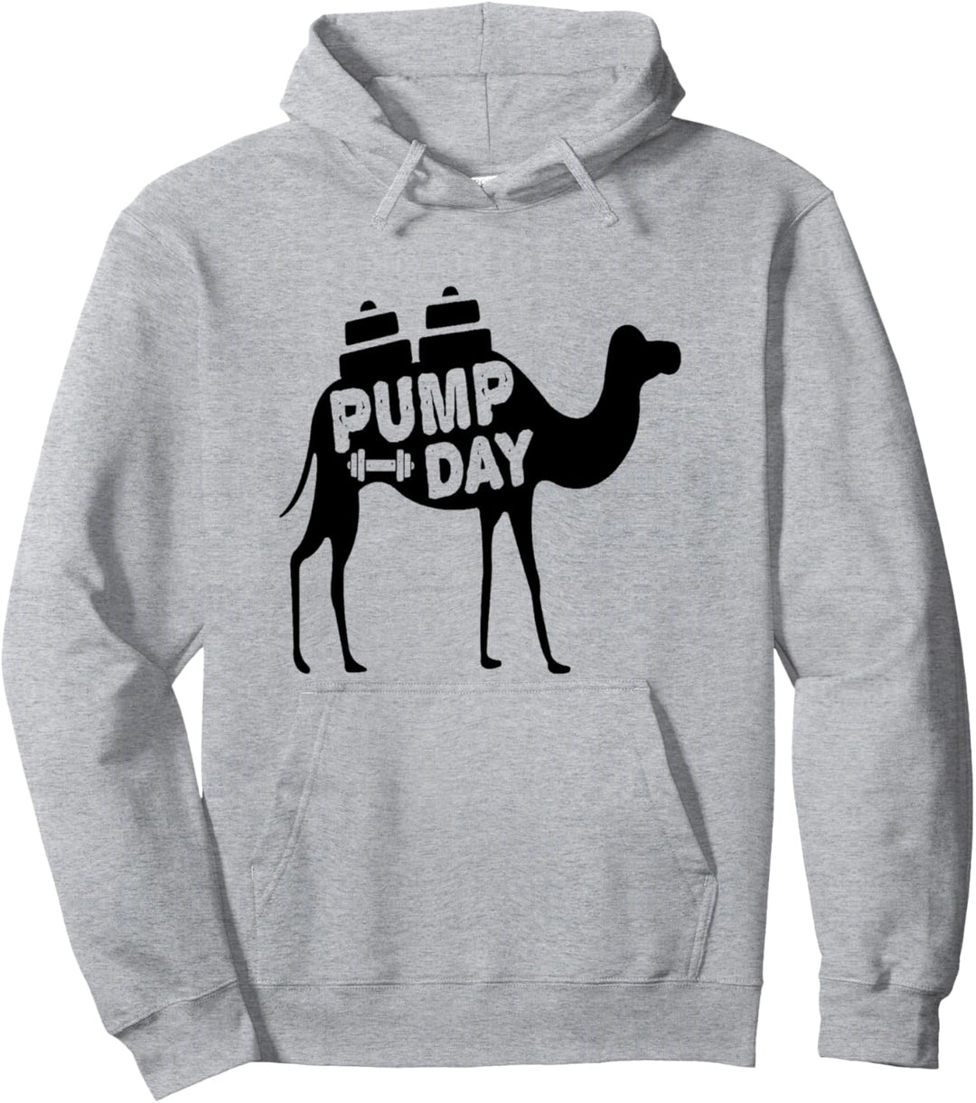 Pump Day Camel Hump Day Fitness Gym Work Out Lifting Pullover Hoodie