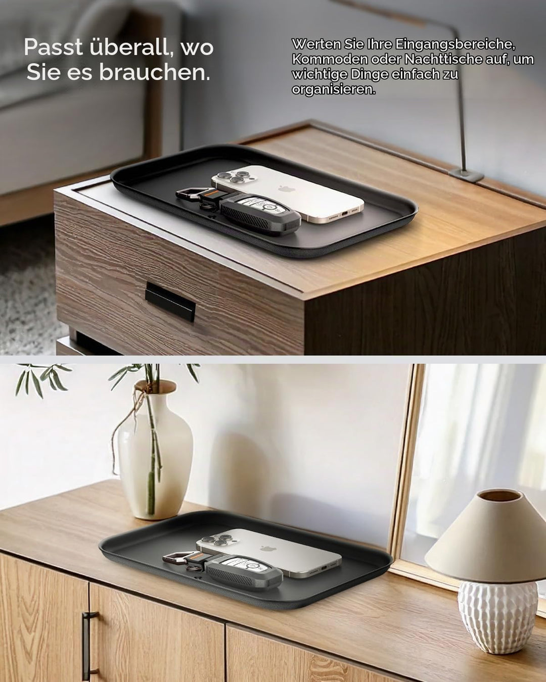 Spigen Ablageschale für Schlüssel und Geldbörse, Organizer Schale für Büro und Küche [Elegantes &amp; Vi