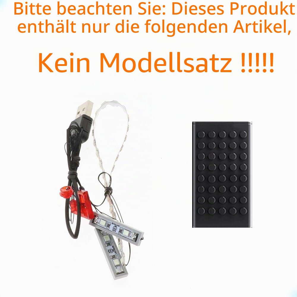 GEAMENT 2024 LED Licht-Set Kompatibel mit Lego 75375 Millennium Falcon 2024 (Modell-Set Nicht enthal