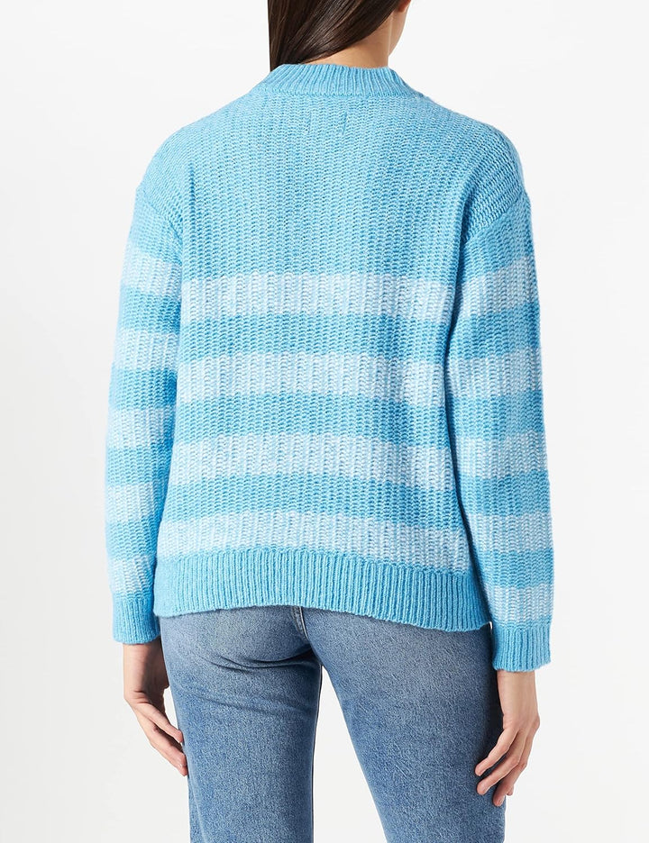 camel active Damen Strickpullover XXL Hellblau, XXL Hellblau