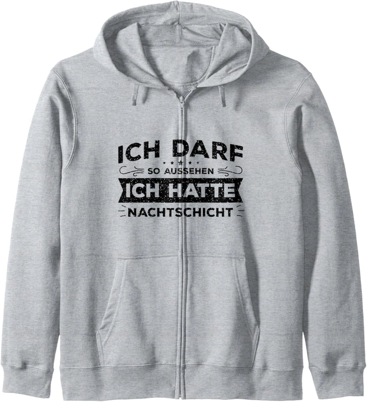 Lustiges Nachtschicht Lustiger Spruch Geschenk Kapuzenjacke