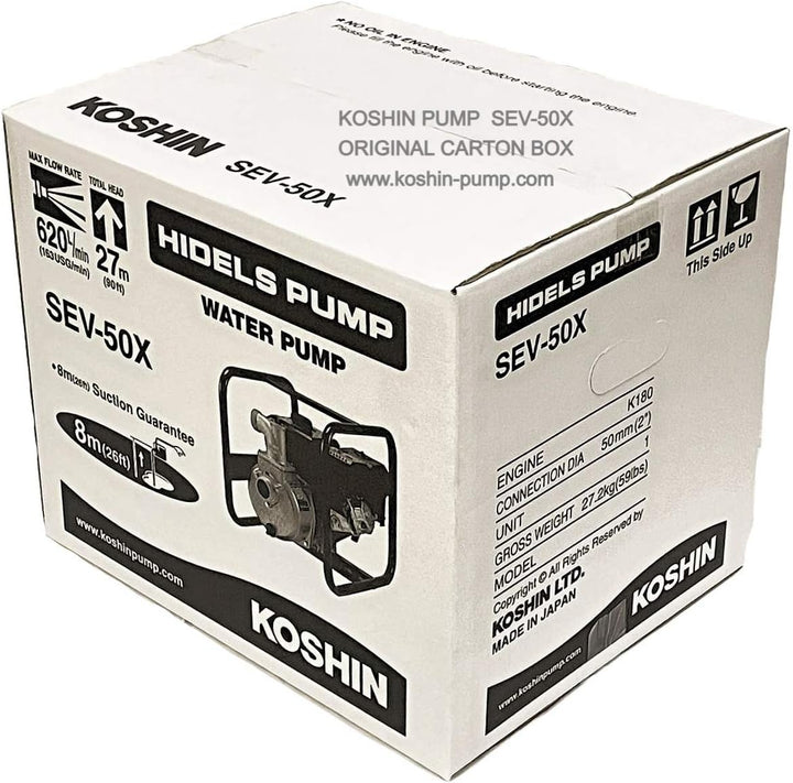 KOSHIN Benzin-Wasserpumpe 2" für Brauchwasser SEV-50X